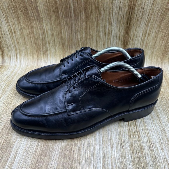 Allen Edmonds Bradley Split Toe Derby Men\'s Size 10.5 D Black Leather Shoes 2601 main image 10